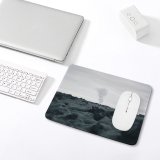 yanfind The Mouse Pad Eruption Fjords Pictures Winter Outdoors Travelling Grey Moss Lagoon Free Heavy Pattern Design Stitched Edges Suitable for home office game