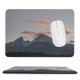 yanfind The Mouse Pad Landscape Peak Sunrise Abies Plant Pictures Cloud Outdoors Fish Tree Sunset Pattern Design Stitched Edges Suitable for home office game