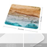 yanfind The Mouse Pad Canary Islands Spain Aerial Ocean Sea Waves Beach Landscape Drone Photo Pattern Design Stitched Edges Suitable for home office game
