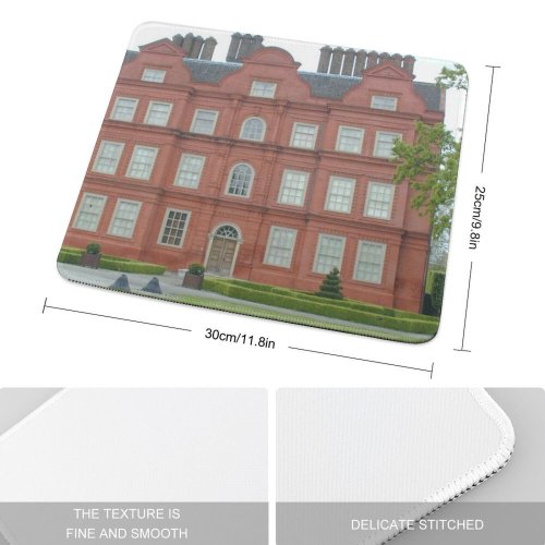 yanfind The Mouse Pad Building Houses Stately Home Mansion Manor Home Estate Property Architecture Landmark Pattern Design Stitched Edges Suitable for home office game