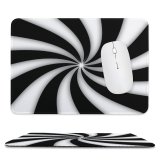 yanfind The Mouse Pad Twirl Twist Twister Retro Texture Textures Curve Gradient Circles Modern Abstract Art Pattern Design Stitched Edges Suitable for home office game