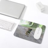 yanfind The Mouse Pad Canidae Dog Sporting Fawn Vertebrate Carnivore Wildlife Cur Tico Mouth Dog Pattern Design Stitched Edges Suitable for home office game