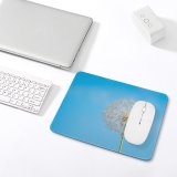 yanfind The Mouse Pad Blur Focus Delicate Baby Light Blowball Growth Dandelion Downy Flora Sky Flower Pattern Design Stitched Edges Suitable for home office game
