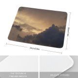 yanfind The Mouse Pad Sky Cumulus Warm Sunset Free Dusk Cloudy Storm Outdoors Wallpapers Wind Pattern Design Stitched Edges Suitable for home office game