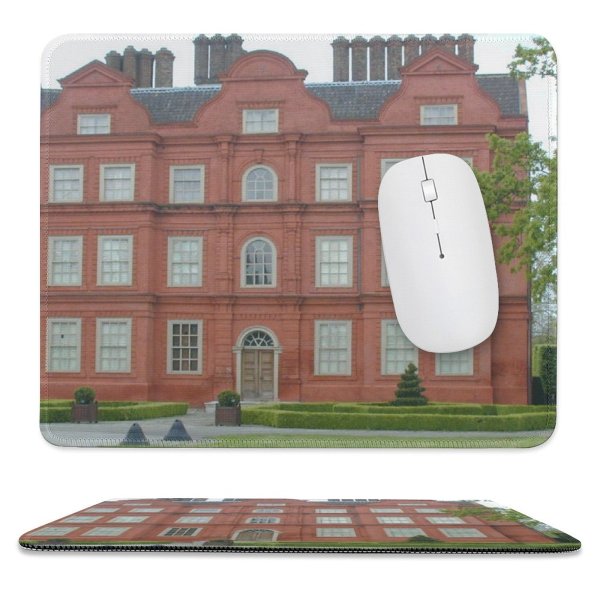 yanfind The Mouse Pad Building Houses Stately Home Mansion Manor Home Estate Property Architecture Landmark Pattern Design Stitched Edges Suitable for home office game