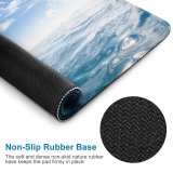 yanfind The Mouse Pad Fun Maldives Sea Outdoors Leisure Beach Jet Boat Watercraft Ocean Recreation Ski Pattern Design Stitched Edges Suitable for home office game