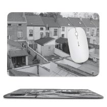 yanfind The Mouse Pad Building Home Area Residential Buildings City Urban Roof Architecture Neighbourhood Gardens Property Pattern Design Stitched Edges Suitable for home office game
