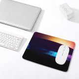 yanfind The Mouse Pad Dark Architecture Steve Jobs Theater Park Modern Colorful Pattern Design Stitched Edges Suitable for home office game