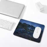 yanfind The Mouse Pad Cliff Night Rocks Piopio Zealand Pattern Design Stitched Edges Suitable for home office game