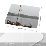 yanfind The Mouse Pad Viking Ship Roskilde Danmark Denmark Fjord Vikingship Nordic Scandinavia Fiord Vikings Exploration Pattern Design Stitched Edges Suitable for home office game