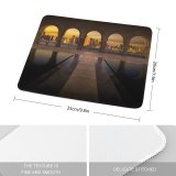 yanfind The Mouse Pad Nicolas Kamp Art Doha Qatar Arches City Lights Exposure City Skyscrapers HDR Pattern Design Stitched Edges Suitable for home office game