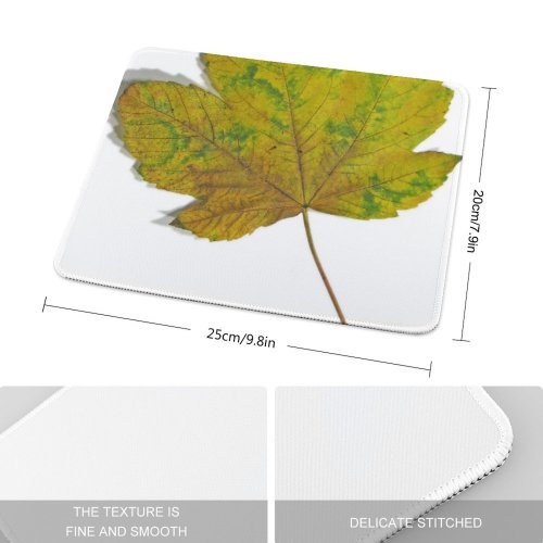 yanfind The Mouse Pad Maple Autumn Woody Leaves Maple Plant Fall Plane Flower Flowering Leaf Leaf Pattern Design Stitched Edges Suitable for home office game