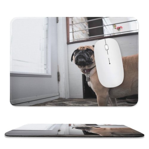 yanfind The Mouse Pad Dog Decor Pet Wallpapers Free Pictures Home Grey Images Funny Pattern Design Stitched Edges Suitable for home office game