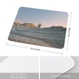 yanfind The Mouse Pad MacOS Big Sur Daytime Lone Tree Sedimentary Rocks Daylight IOS Pattern Design Stitched Edges Suitable for home office game