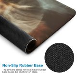yanfind The Mouse Pad Blur Girl Movement Artistic Daylight Light Defocused Wear Fashion Portrait Female Action Pattern Design Stitched Edges Suitable for home office game