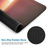 yanfind The Mouse Pad Desert Tranquility Sunset Portal Pattern Design Stitched Edges Suitable for home office game