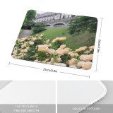 yanfind The Mouse Pad Flower Spring Grey Plant Classic City Flower Flowering Rose Rose Roses Stone Pattern Design Stitched Edges Suitable for home office game