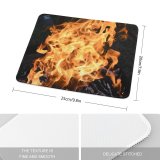 yanfind The Mouse Pad Wallpapers Bonfire Outdoors Fire Flame Pattern Design Stitched Edges Suitable for home office game