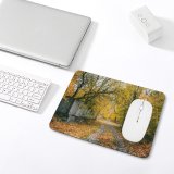 yanfind The Mouse Pad Scenery Tree Plant Leaf Free Ground Trunk Outdoors Maple Wallpapers Road Pattern Design Stitched Edges Suitable for home office game