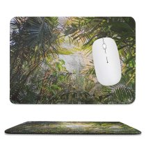yanfind The Mouse Pad Free Land Pictures Vegetation Outdoors Jungle Plant Rainforest Tree Images Fern Pattern Design Stitched Edges Suitable for home office game
