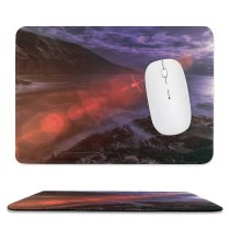 yanfind The Mouse Pad Eruption Landscape Sunrise Pictures PNG Outdoors Light Flare Volcano Sky Mountain Pattern Design Stitched Edges Suitable for home office game