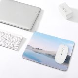 yanfind The Mouse Pad Desert Lake Clear Sky Ice Microsoft Go Pattern Design Stitched Edges Suitable for home office game