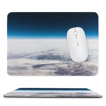yanfind The Mouse Pad Daniel Olah Earth Horizon Above Clouds Starry Sky Polar Regions Pattern Design Stitched Edges Suitable for home office game