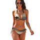 yanfind Bikini Gateshead Newcastle Dunston Staiths Staithes Monument River Reflection Light Gold Golden Dusk Women's Sexy Backless Swimwear Two Piece Summer