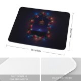yanfind The Mouse Pad Neville Black Dark Celebrations Christmas Christmas Decoration Merry Christmas Night Dark Lights Pattern Design Stitched Edges Suitable for home office game