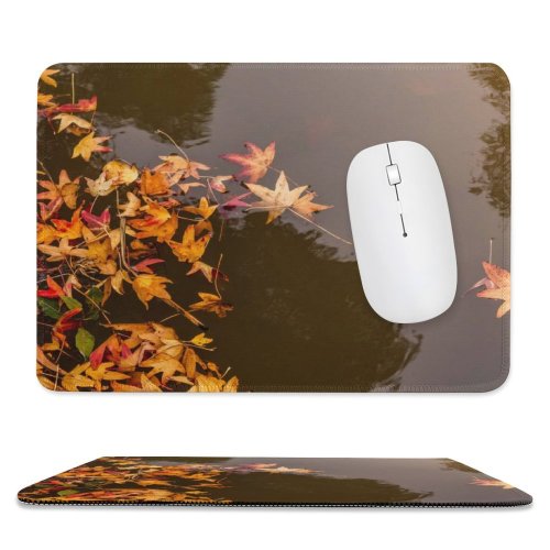 yanfind The Mouse Pad Free Pictures Birds Plant Maple Tree Images Leaf Pattern Design Stitched Edges Suitable for home office game