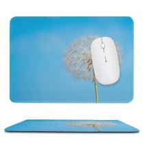 yanfind The Mouse Pad Blur Focus Delicate Baby Light Blowball Growth Dandelion Downy Flora Sky Flower Pattern Design Stitched Edges Suitable for home office game