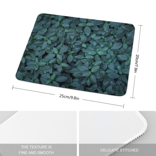 yanfind The Mouse Pad Aaron Burden Leaves Plants Leaf Closeup Pattern Design Stitched Edges Suitable for home office game
