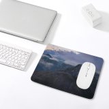 yanfind The Mouse Pad Landscape Peak Building Countryside Housing Domain Slope Pictures Outdoors Grey Range Pattern Design Stitched Edges Suitable for home office game