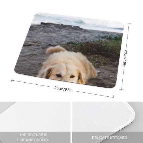 yanfind The Mouse Pad Dog Pet Kerala Pictures Trivandrum India Domain Golden Images Public Pattern Design Stitched Edges Suitable for home office game