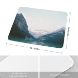 yanfind The Mouse Pad Wall Glacier Lake Tree Mountain Snow Canada Free Ice Outdoors Art Pattern Design Stitched Edges Suitable for home office game