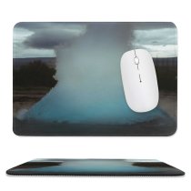 yanfind The Mouse Pad Eruption Landscape Teal Iceland Pictures PNG Outdoors Volcano Geyser Images Mountain Pattern Design Stitched Edges Suitable for home office game