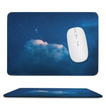 yanfind The Mouse Pad Cerqueira Starry Sky Clouds Sky Night Pattern Design Stitched Edges Suitable for home office game