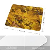 yanfind The Mouse Pad Maple Autumn Golden Woody October Leaves Maple Colorful Fall Plant Canadian Rybson Pattern Design Stitched Edges Suitable for home office game