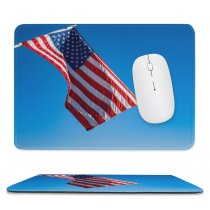 yanfind The Mouse Pad Blur Honor Freedom Liberty Design Spangled Independence Usa Administration Daytime Memorial States Pattern Design Stitched Edges Suitable for home office game