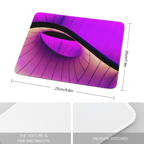 yanfind The Mouse Pad Mimi Garcia Architecture Science Modern Architecture London England Neon Purple Pattern Design Stitched Edges Suitable for home office game