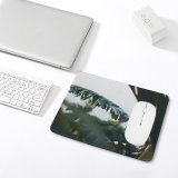 yanfind The Mouse Pad Blur Freshness Fresh Palm Daylight Botanical Daytime Growth Outdoors Scenic Leaves Leaf Pattern Design Stitched Edges Suitable for home office game
