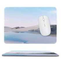 yanfind The Mouse Pad Desert Lake Clear Sky Ice Microsoft Go Pattern Design Stitched Edges Suitable for home office game
