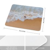 yanfind The Mouse Pad Phuket Beach Shore Wet Aerial Waves Sand Outdoors Seashore Shot High Splash Pattern Design Stitched Edges Suitable for home office game
