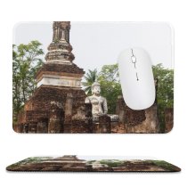yanfind The Mouse Pad Building Building Religion Old Place Heritage Landmark Tourism Thai Historical History Wat Pattern Design Stitched Edges Suitable for home office game