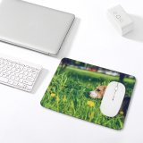 yanfind The Mouse Pad Dog Pet Pictures Strap Grass Hound Plant Creative Images Commons Beagle Pattern Design Stitched Edges Suitable for home office game