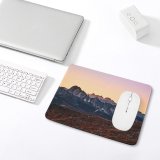 yanfind The Mouse Pad Luca Bravo Giau Pass Mountain Range Dolomites Sunset Landscape Dawn Italy Pattern Design Stitched Edges Suitable for home office game