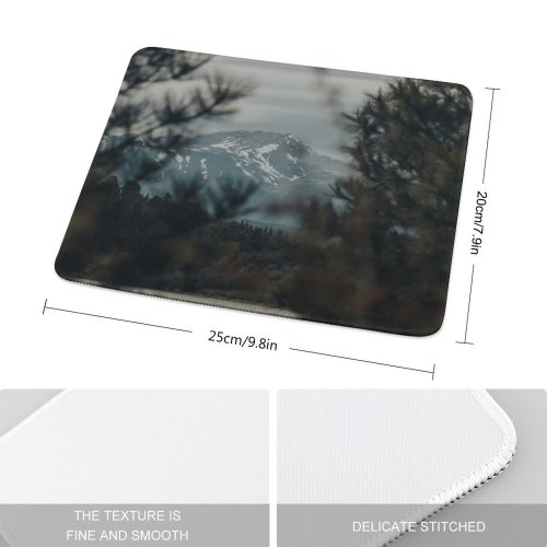 yanfind The Mouse Pad Abies Tree Pine Plant Fir Larch Spruce Outdoors Wallpapers Creative Images Pattern Design Stitched Edges Suitable for home office game