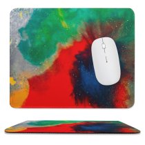yanfind The Mouse Pad Above Oil Craft Vibrant Mixing Fantasy Prefecture Directly Essential Creativity Psychedelic Milk Pattern Design Stitched Edges Suitable for home office game