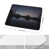 yanfind The Mouse Pad Backlit Scenery Evening Space Galaxy Peaceful Waters Tranquil Outdoors Scenic Idyllic Starry Pattern Design Stitched Edges Suitable for home office game