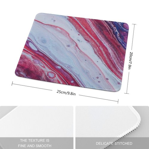 yanfind The Mouse Pad Domain Abstract HQ Acrylic Public Art Texture Images Wallpapers Purple Colorful Pattern Design Stitched Edges Suitable for home office game